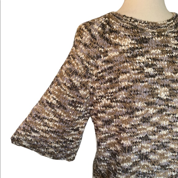 Lilla P Silky Sequin Accent Oversized Sweater - XS - Picture 6 of 15